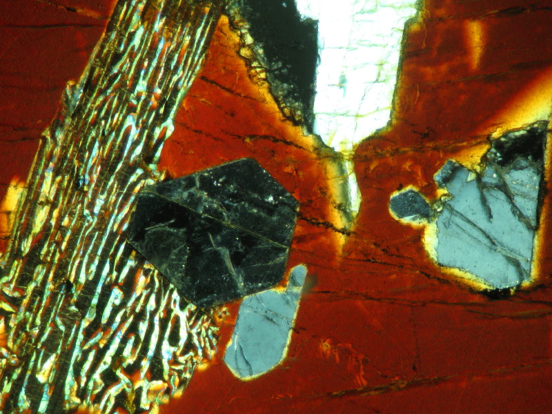 Coupe de labradorite #14988